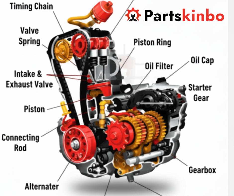 Motorcycle Engine Parts and Their Functions